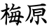 梅𠩤