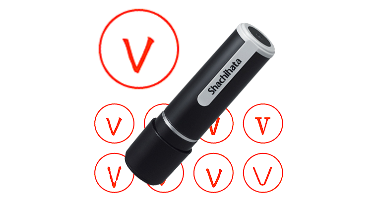 ｖ - シャチハタ