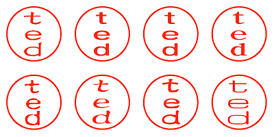 ted - シャチハタ