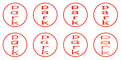 ｐａｒｋ - シャチハタ