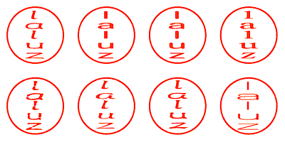 ｌａｌｕｚ - シャチハタ