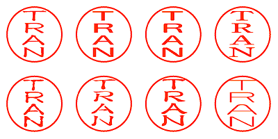 ＴＲＡＮ - シャチハタ