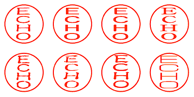 ＥＣＨＯ - シャチハタ