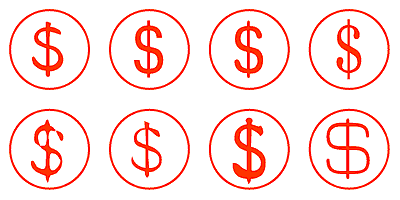 ＄ - シャチハタ