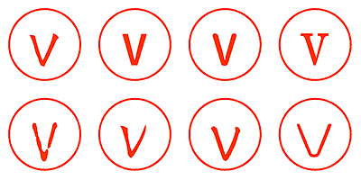 ｖ - シャチハタ